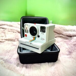 Polaroid OneStep+ White Camera with Rainbow Accent